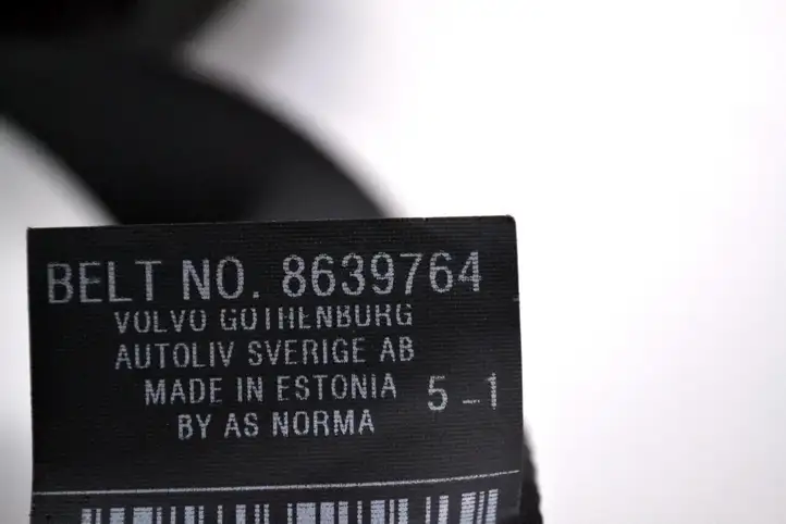 Volvo S80 (2006 - 2009) 8639764 Задний ремень безопасности — фото 5