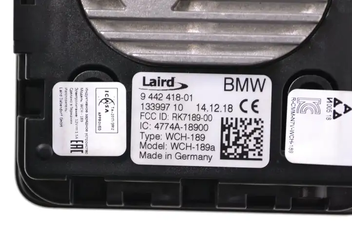 BMW X6M G06 F96 (2019 - ) 9442418 Модуль беспроводной зарядки — фото 5