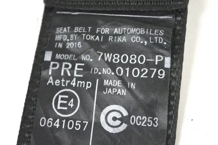 Lexus GS 250 300 350 300h 450h (2015 - 2020) 7W8080P Задний ремень безопасности — фото 5