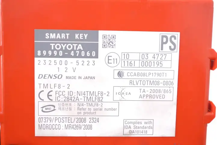 Toyota Prius (XW30) (2009 - 2015) 8999047060 Блок бесключевого доступа — фото 5