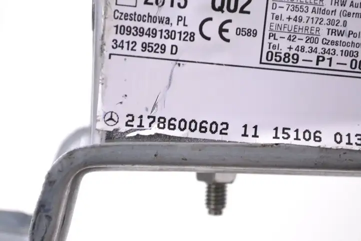 Mercedes-Benz S W222 (2013 - ) A2178600602 Коленная подушка безопасности — фото 5