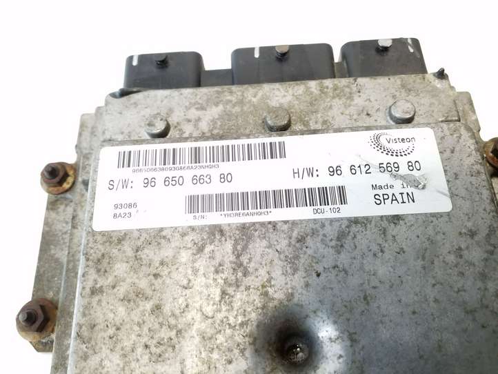 Peugeot Boxer (2007 - 2014)  9665066380 Блок управления двигателя