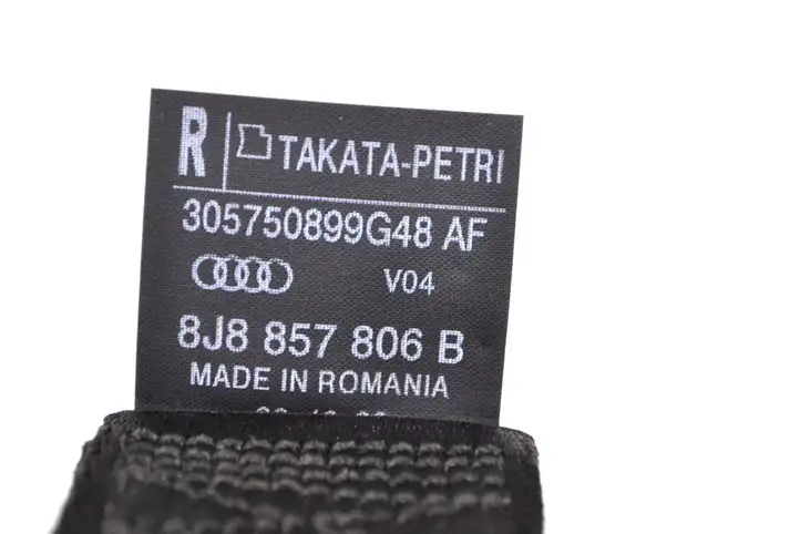 Audi TT TTS Mk2 (2006 - 2010) 8J8857806B Задний ремень безопасности — фото 5