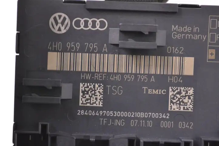 Audi A8 S8 D4 4H (2010 - 2014) 4H0959795A Блок управления дверью — фото 5