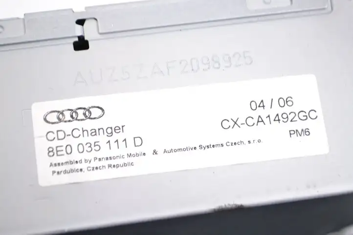 Audi A4 S4 B6 8E 8H (2000 - 2006) 8E0035111D CD/DVD чейнджер — фото 5