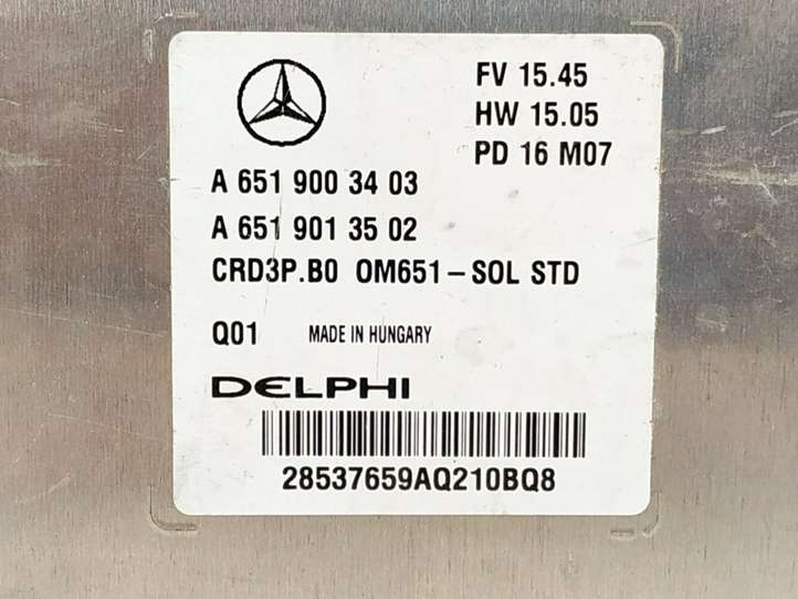 Mercedes-Benz Sprinter W906 (2006 - 2018)   Блок управления двигателя