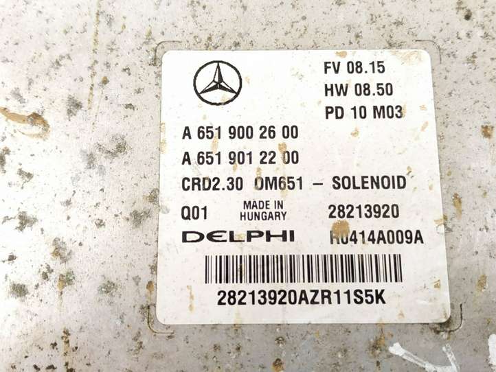 Mercedes-Benz Sprinter W906 (2006 - 2018)   Блок управления двигателя
