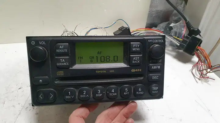 Toyota Avensis Verso (2004 - 2009) 0860000958 Магнитола / мультимедийная система — фото 8