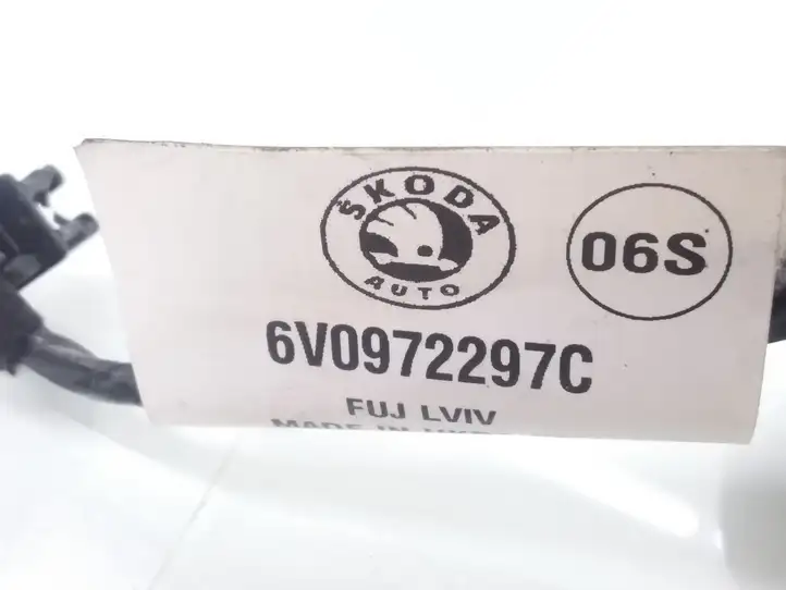 Skoda Fabia Mk3 (NJ) (2015 - 2021) 6V0972297C Проводка передней двери — фото 2
