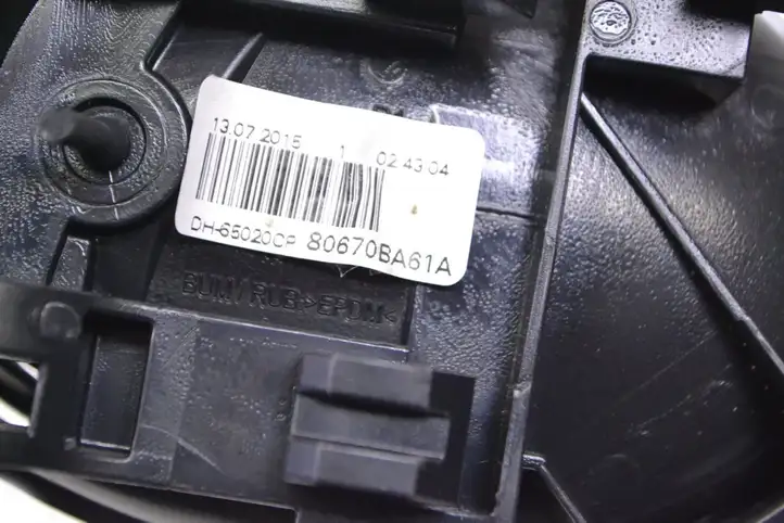 Nissan Juke I F15 (2010 - 2018) 80670BA61A Внутренняя ручка двери — фото 5