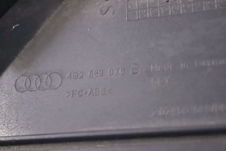 Audi A6 C7 (2011 - 2014) 4G2863076B Нижняя отделка панели приборов — фото 5