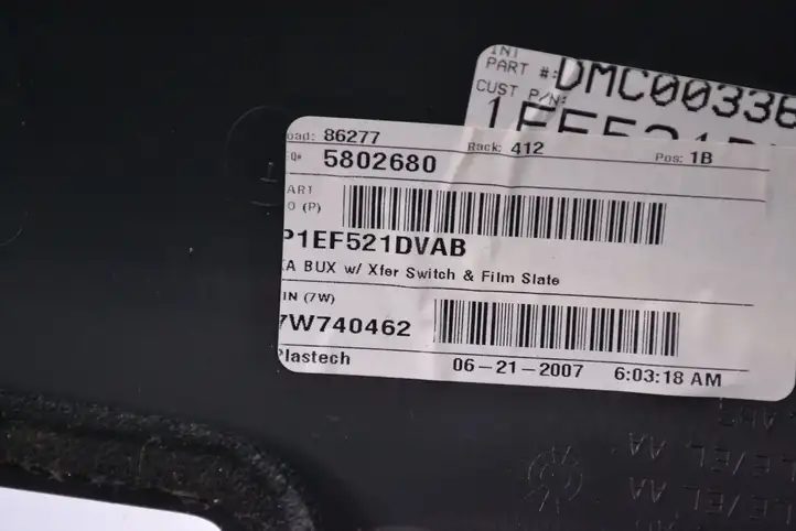 Dodge Nitro (2006 - 2011) P1EF521DVAB Другая деталь консоли (туннеля) — фото 5
