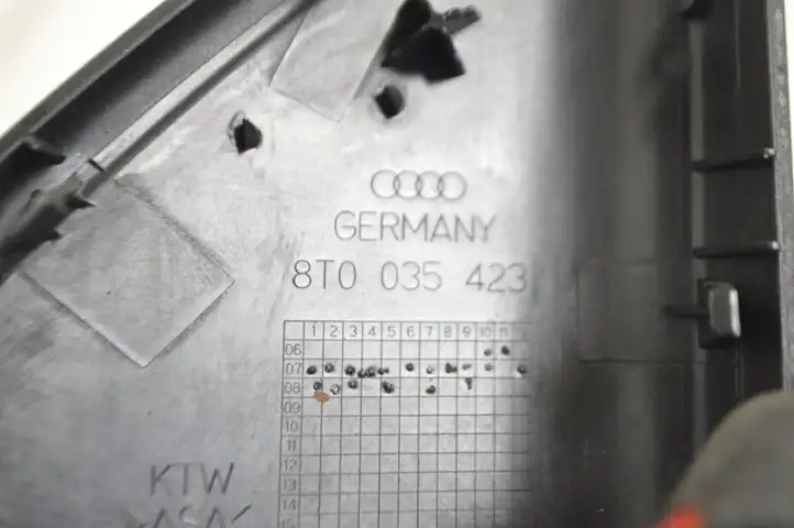 Audi A5 8T 8F (2007 - 2011) 8T0035423 Прочие детали салона — фото 5
