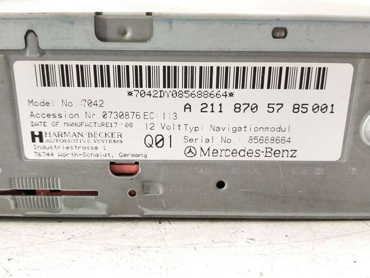 Mercedes-Benz E W211 (2002 - 2009)   Блок управления навигации (GPS)