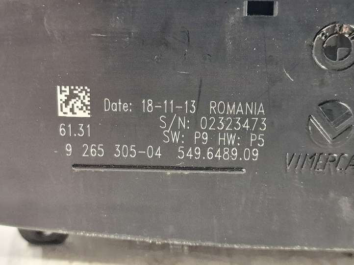 BMW 3 F30 F35 F31 (2012 - 2018)  926530504 Включатель фонарей