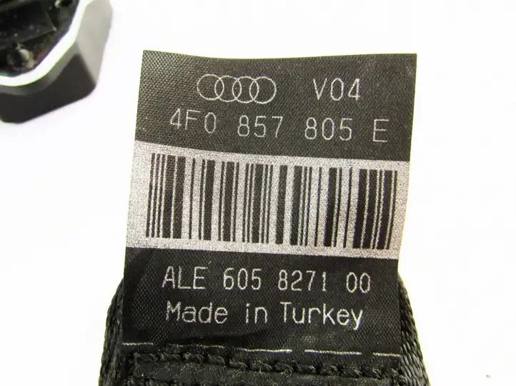 Audi A6 S6 C6 4F (2004 - 2008) Задний ремень безопасности — фото 1