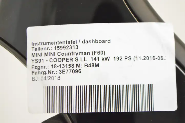 Mini Cooper Countryman F60 (2016 - 2020) 9350467 Отделка внутренней панели салона — фото 5
