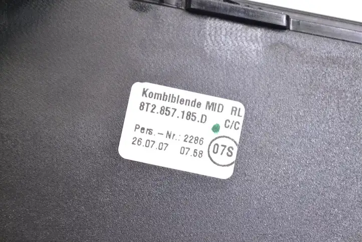 Audi A5 8T 8F (2007 - 2011) 8T2857185D Декоративная планка — фото 5