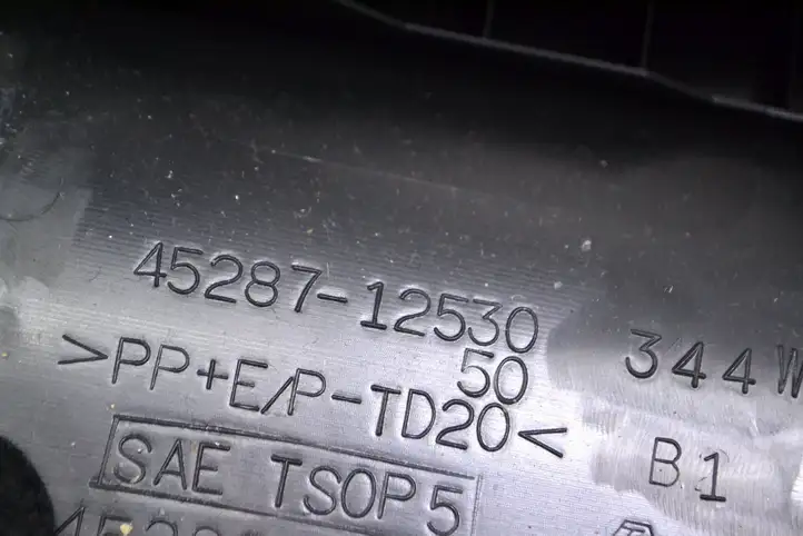 Toyota Auris 150 (2006 - 2012) 4528712530 Обшивка рулевой колонки — фото 5