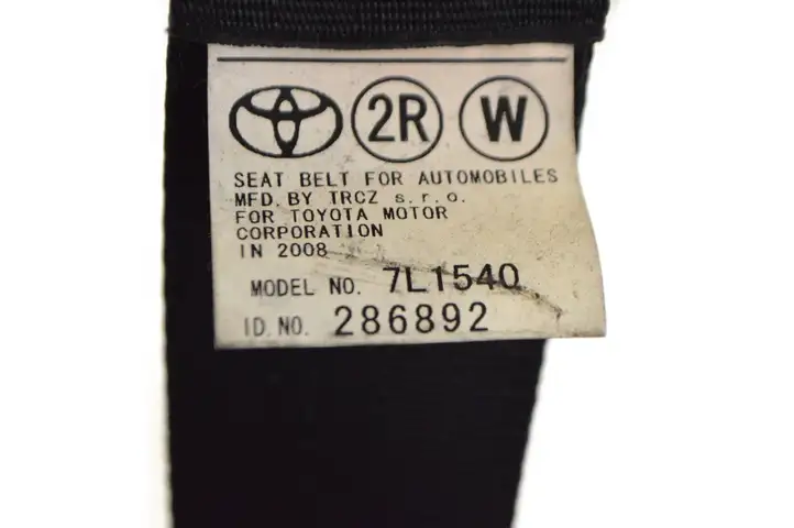 Toyota Corolla Verso E121 (2004 - 2007) 7L1540 Задний ремень безопасности — фото 5