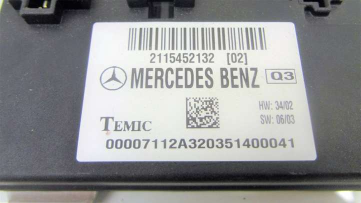 Mercedes-Benz E W211 (2002 - 2009)   Другие блоки управления / модули