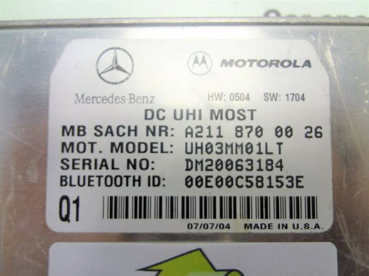 Mercedes-Benz E W211 (2002 - 2009)   Блок управление GSM