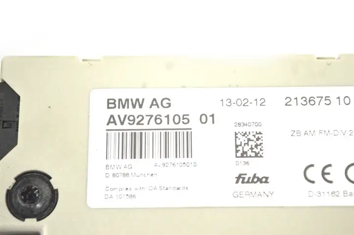 BMW 6 F12 F13 (2010 - 2018) 9276105 Усилитель антенны — фото 3
