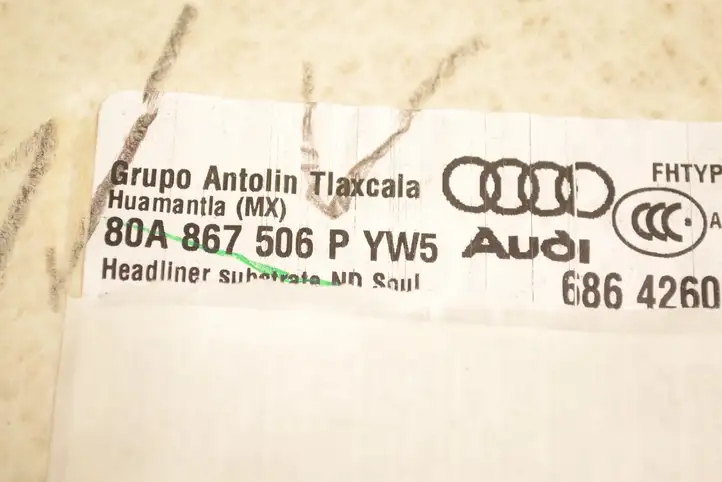 Audi Q5 SQ5 (2017 - ) 80A867506 Потолочная обшивка — фото 3