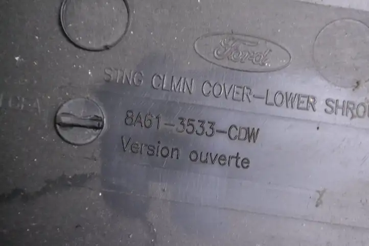 Ford Fiesta (2013 - 2017) 8A613533CDW Обшивка рулевой колонки — фото 5