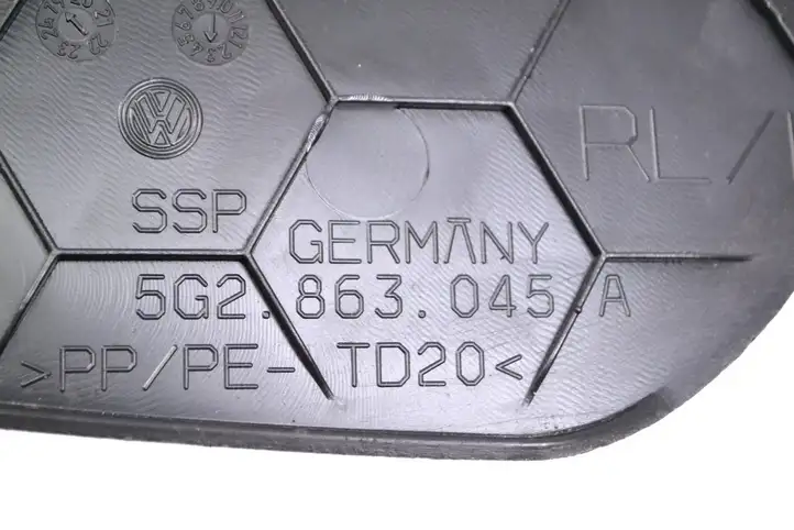 Volkswagen Golf VII (2013 - 2019) 5G2863045A Другая деталь консоли (туннеля) — фото 5