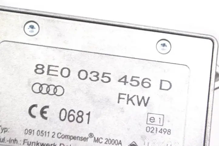 Audi A4 S4 B8 8K (2007 - 2011) 8E0035456D Усилитель антенны — фото 4