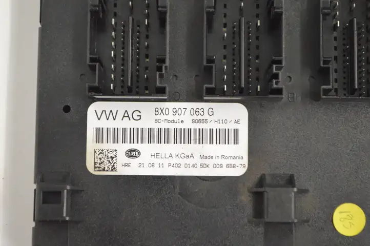 Audi A1 (2010 - 2014) 8X0907063G Модуль управления кузовом (BCM) — фото 4
