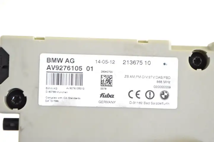 BMW 6 F12 F13 (2010 - 2018) 9276105 Усилитель антенны — фото 5