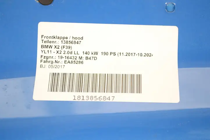 BMW X2 F39 (2018 - 2022) 7636071 Комплект передней части — фото 8