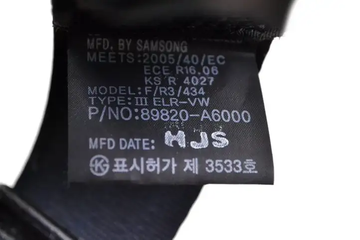 Hyundai i30 (2012 - 2015) 89820A6000 Задний ремень безопасности — фото 5