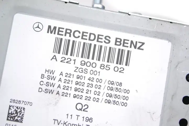 Mercedes-Benz CLS C218,X218 (2011 - 2017) A2219008502 Модуль управления видео — фото 4