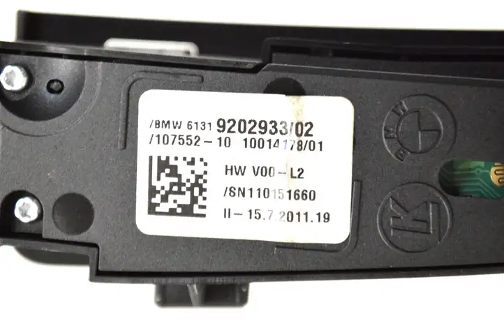 BMW 5 F10 F11 (2009 - 2016) 9202933 Блок кнопок на панели — фото 5