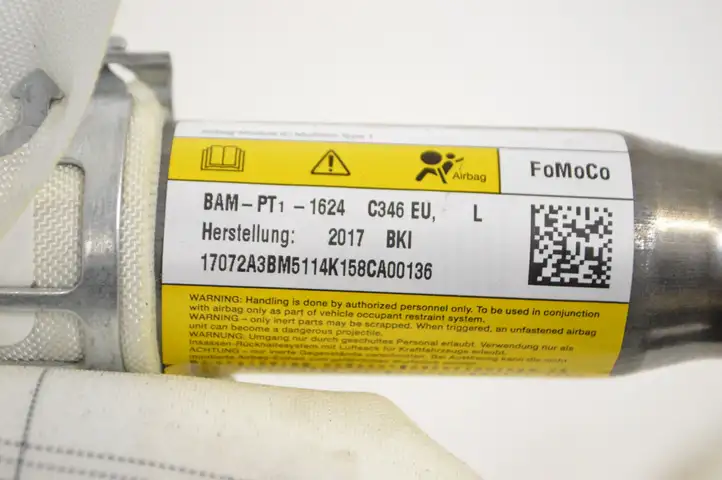 Ford Focus (2015 - 2019) BM5114K158CA Боковая подушка безопасности шторка — фото 5
