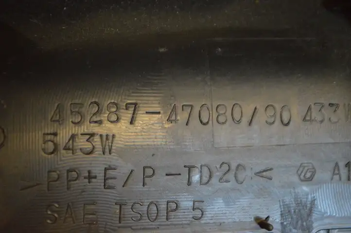 Toyota Prius (XW30) (2009 - 2015) 4528747080 Обшивка рулевой колонки — фото 5