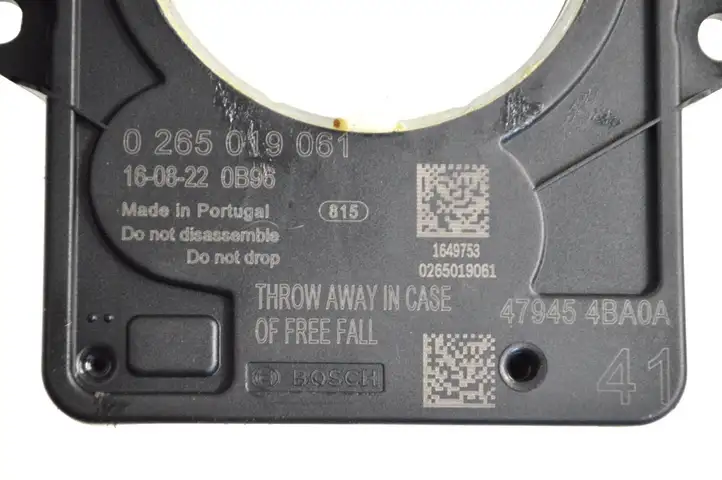 Nissan X-Trail T32 (2014 - 2021) 0265019061 Датчик угла поворота руля — фото 3