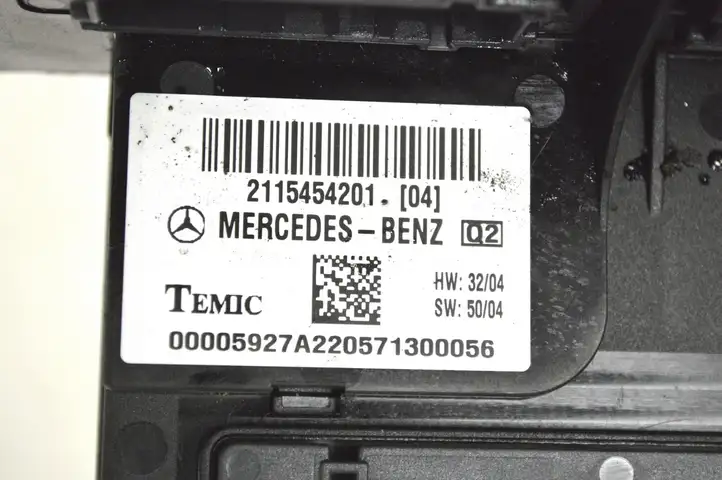 Mercedes-Benz CLS C219 (2003 - 2011) A2115454201 Модуль управления кузовом (BCM) — фото 6