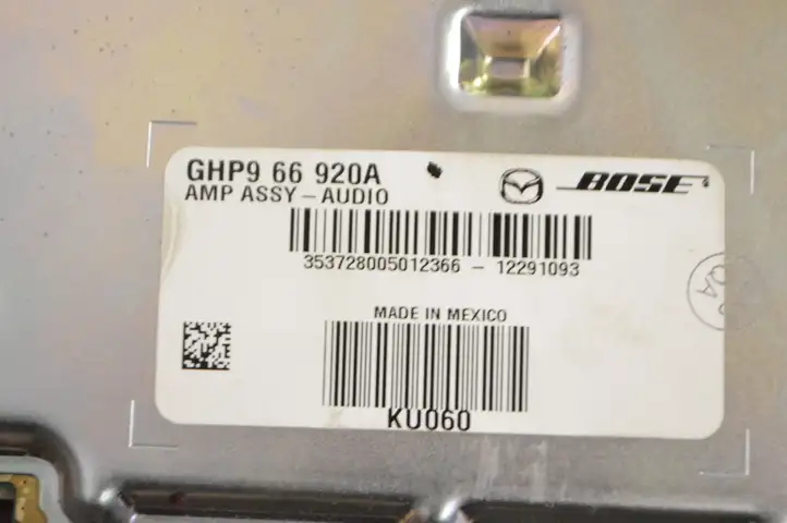 Mazda 6 (2012 - 2015) GHP966920A Усилитель звука — фото 5