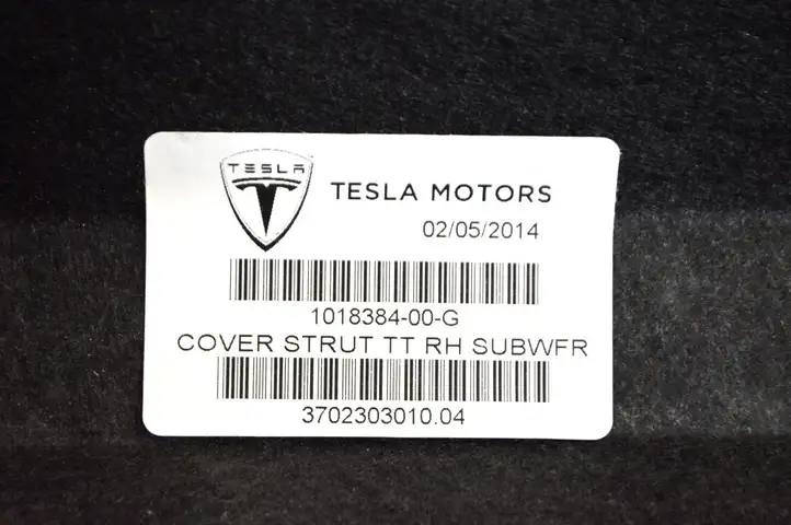 Tesla Model S (2012 - 2016) 101838400G Задняя боковая обшивка салона — фото 5