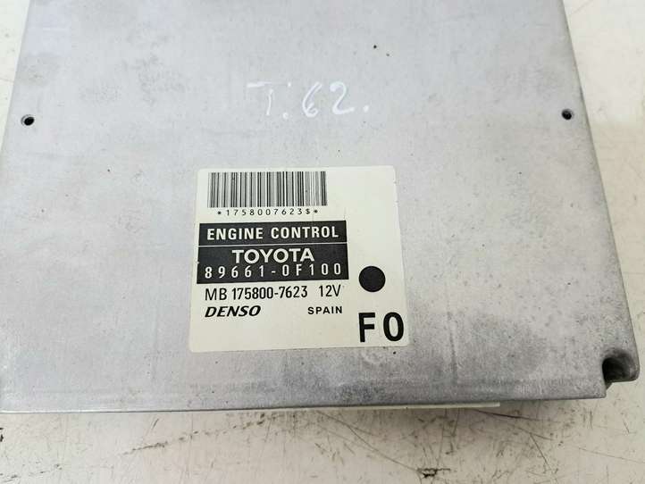 Toyota Corolla Verso AR10 (2004 - 2009)  896610F100 Блок управления двигателя