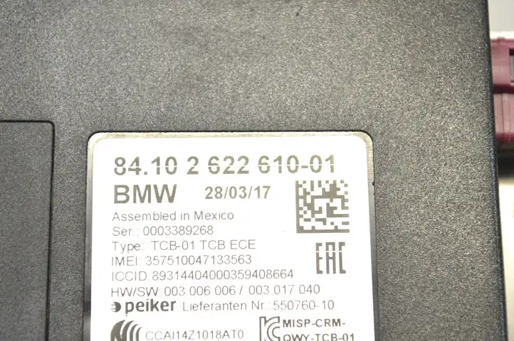 BMW 3 F30 F35 F31 (2012 - 2018) 9297787 Bluetooth модуль — фото 4