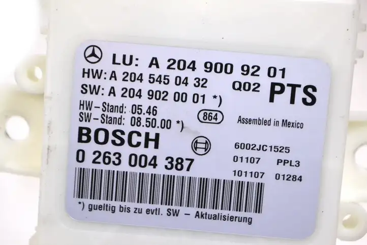 Mercedes-Benz C W204 (2007 - 2014) 0263004387 Блок управления парктрониками — фото 5