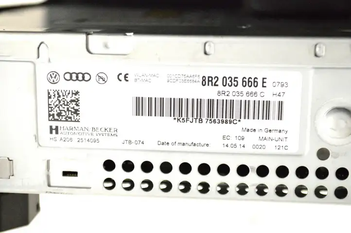 Audi A4 S4 B8 8K (2011 - 2015) 8R2035666E Блок навигации GPS — фото 8