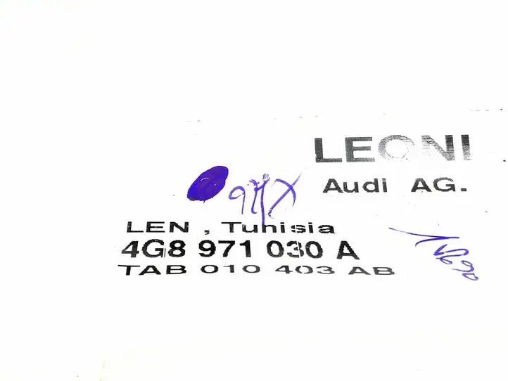 Audi A7 S7 4G (2010 - 2014) 4G8971030A Проводка передней двери — фото 2