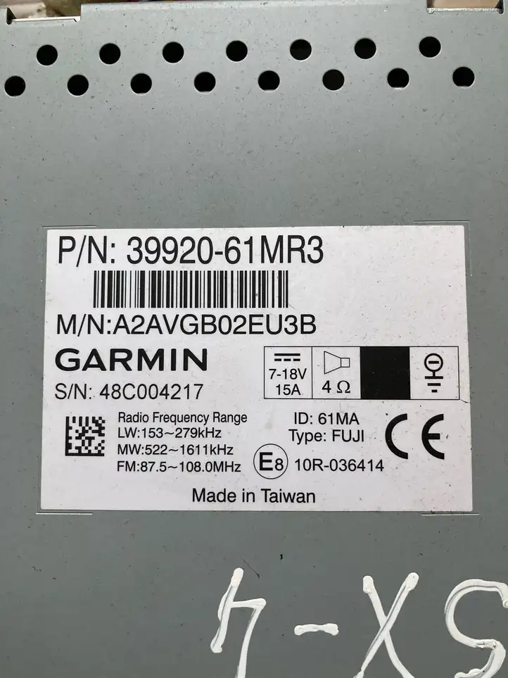 Suzuki SX4 (2013 - 2016) 3992061MR3 Магнитола / мультимедийная система — фото 2