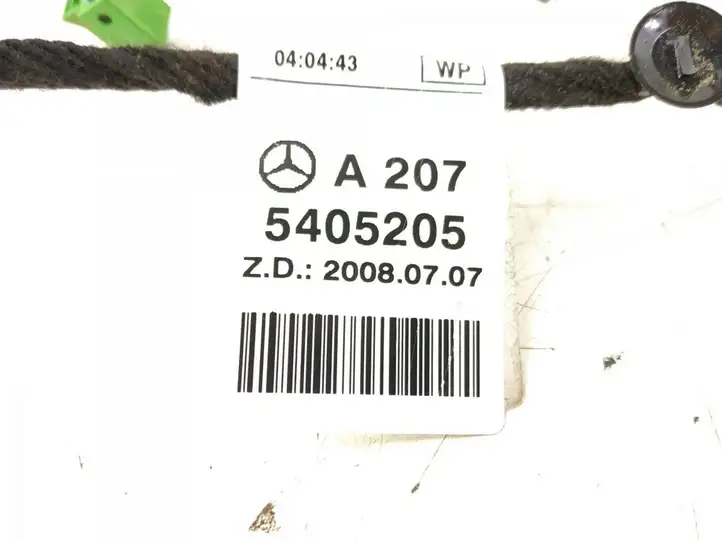 Mercedes-Benz E C207 W207 (2009 - 2017) 2075400133 Проводка передней двери — фото 3